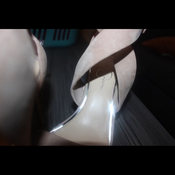 Jessica Simpson Nude Strappy Heels - Picture 3 of 3